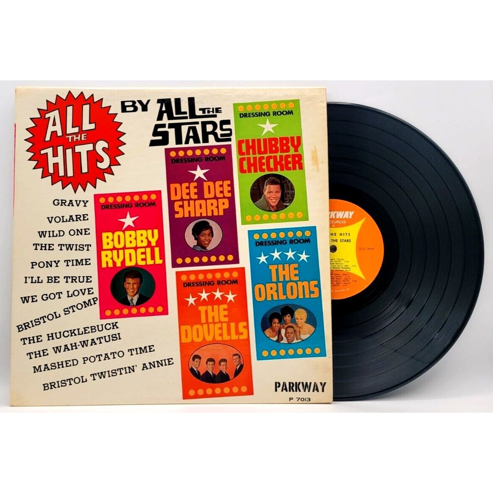 VARIOUS ARTISTS - ALL THE HITS BY ALL THE STARS - ROCK SOUL POP RECORD PARKWAY